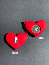 Load image into Gallery viewer, UVST sad heart shaped Airtag holder
