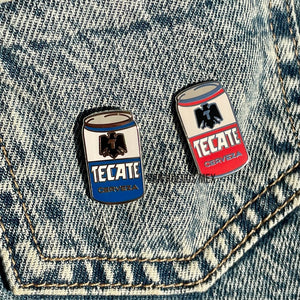 Tecate Metal Enamel Pin