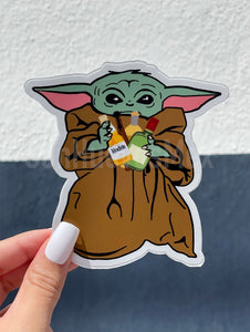 peda out of this world sticker