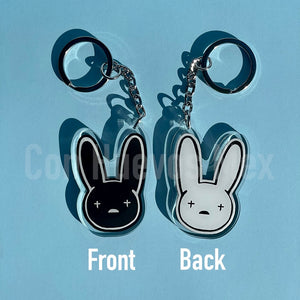 Bad Bunny double-sided Acrylic Keychain- Puro Perreo