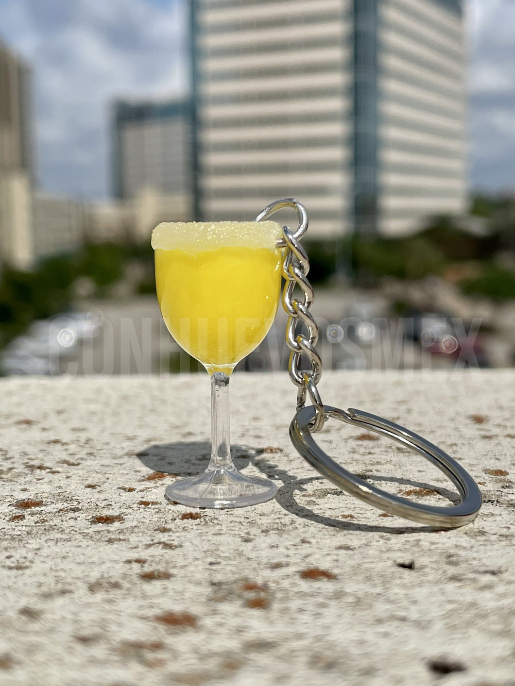 Pineapple Margarita keychain